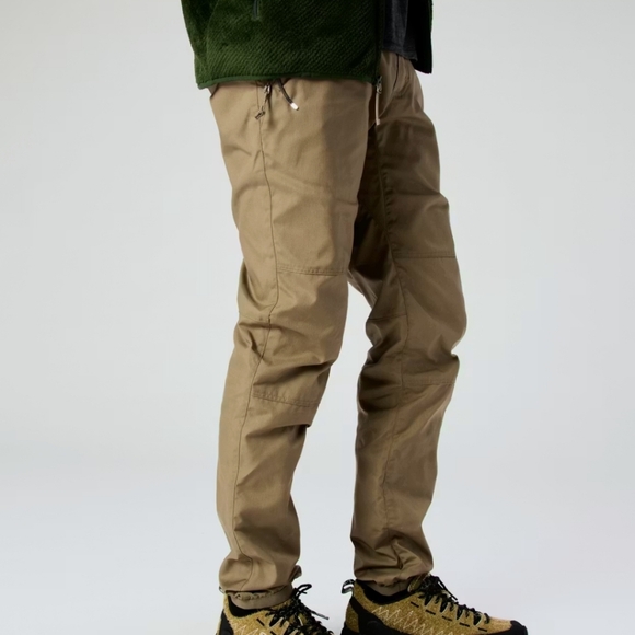 Fjallraven Vardag Trousers Men's Size 36 Suede Brown Outdoors Hiking Biking Pant - Picture 2 of 10